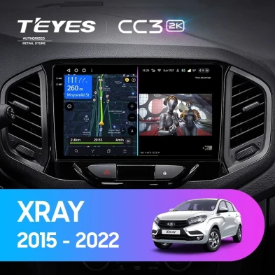 Штатная магнитола Teyes CC3 2K 360 6/128 Lada Xray (2015-2022)