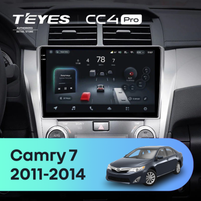 Штатная магнитола Teyes CC4 Pro 8/128 Toyota Camry 7 XV 50 55 (2011-2014) F4