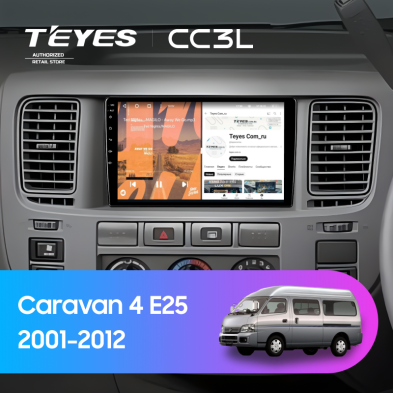 Штатная магнитола Teyes CC3L 4/32 Nissan Caravan 4 E25 (2001-2012)