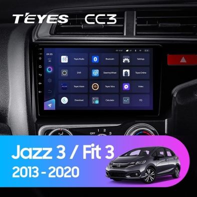 Штатная магнитола Teyes CC3 4/32 Honda Jazz 3 (2015-2020) Тип-B Правый руль