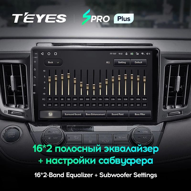 Штатная магнитола Teyes SPRO Plus 4/64 Toyota RAV4 (2012-2018)