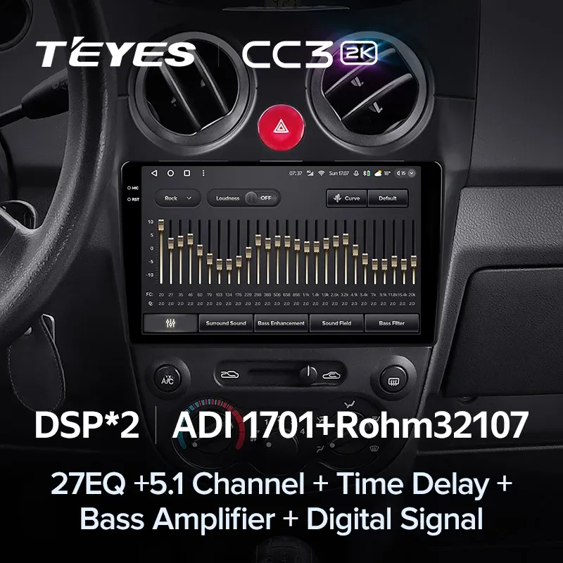 Штатная магнитола Teyes CC3 2K 4/64 Chevrolet Spark M200 (2005-2009)