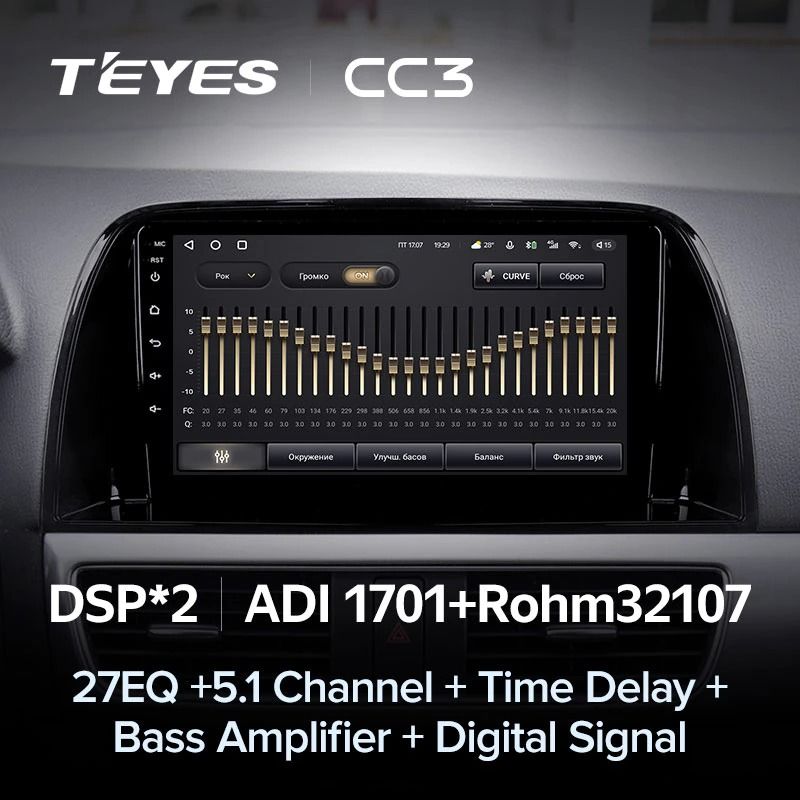 Штатная магнитола Teyes CC3 4/32 Mazda CX-5 (2012-2015) Тип-C