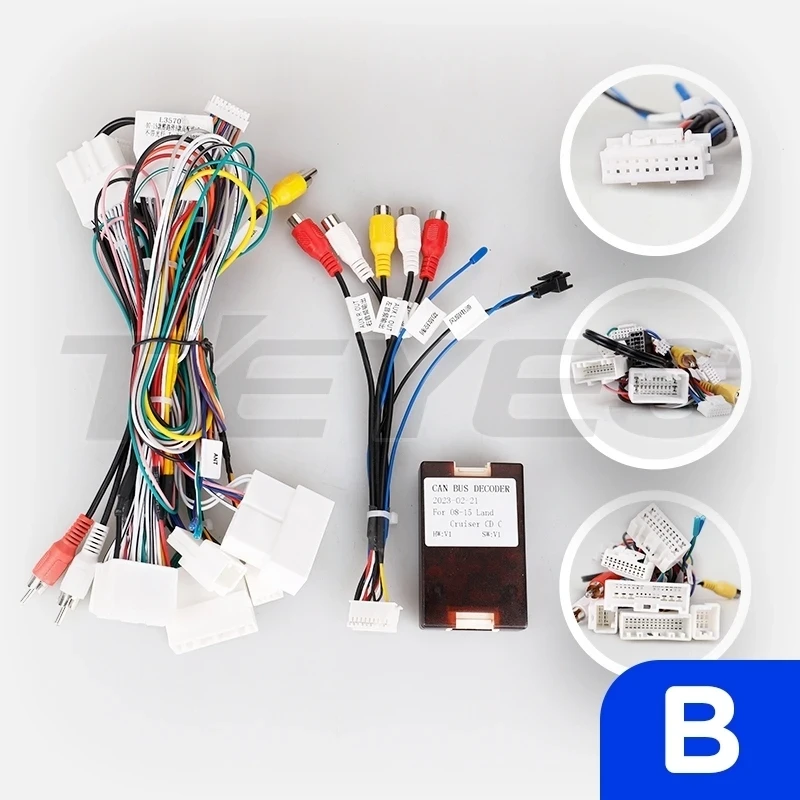 Штатная магнитола Teyes CC3 2K 4/32 Toyota Land Cruiser 11 200 (2007-2015) F2 Тип-B