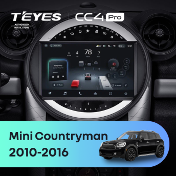 Штатная магнитола Teyes CC4 Pro 8/128 Mini Countryman (R60) (2010-2016) F2