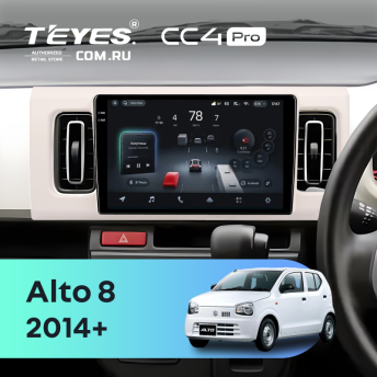 Штатная магнитола Teyes CC4 Pro 12/256 Suzuki Alto 8 (2014-)