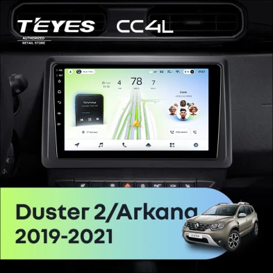 Штатная магнитола Teyes CC4L 6/64 Renault Arkana (2019-2021) F2