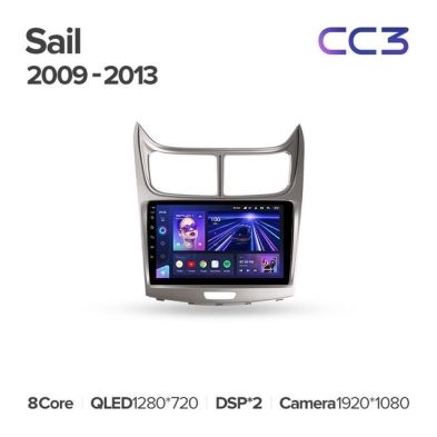 Штатная магнитола Teyes CC3 4/32 Chevrolet Sail (2009-2013)