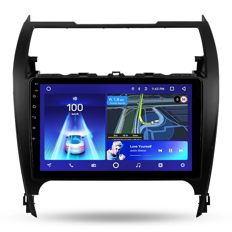 Переходная рамка Toyota Camry 7 XV 50 55 (2012-2014) Америка (10")