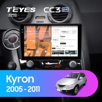 Штатная магнитола Teyes CC3 2K 6/128 SsangYong Kyron (2005-2011)