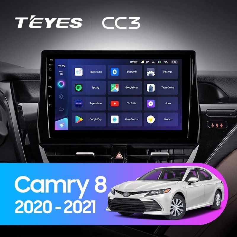 Штатная магнитола Teyes CC3 4/32 Toyota Camry 8 XV 70 (2020-2021)