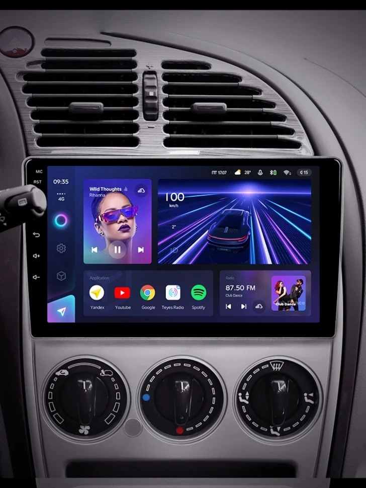 Штатная магнитола Teyes CC3 4/32 Citroen C-Elysee (2008-2013)