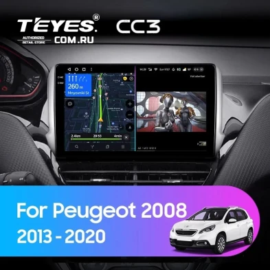 Штатная магнитола Teyes CC3 4/32 Peugeot 208 (2013-2020)