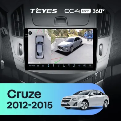 Штатная магнитола Teyes CC4 Pro 360 8/128 Chevrolet Cruze J300 J308 (2012-2015)