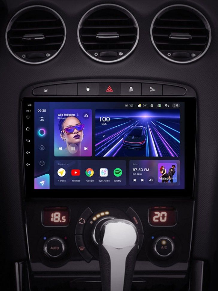 Штатная магнитола Teyes CC3 4/32 Peugeot 408 1 T7 (2012-2020)