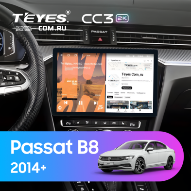 Штатная магнитола Teyes CC3 2K 6/128 Volkswagen Passat B8 2014+ (11")