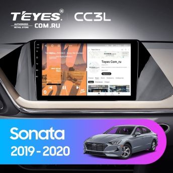 Штатная магнитола Teyes CC3L 4/64 Hyundai Sonata DN8 (2019-2020) Тип-B