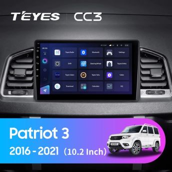 Штатная магнитола Teyes CC3 4/32 UAZ Patriot 3 (2016-2021) F2