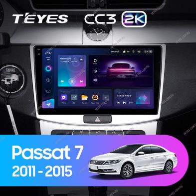 Штатная магнитола Teyes CC3 2K 4/64 Volkswagen Passat B6 (2005-2010) \ B7 (2010-2015)