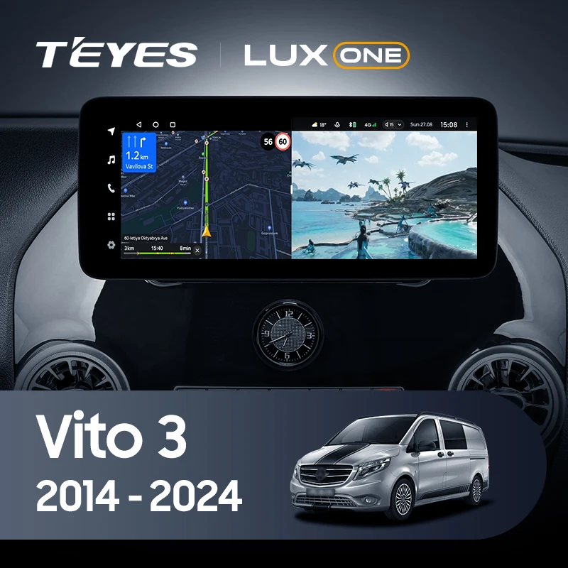 Штатная магнитола Teyes LUX ONE 4/32 Mercedes-Benz Vito 3 W447 (2014-2024)