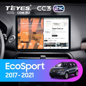 Штатная магнитола Teyes CC3 2K 4/64 Ford EcoSport (2017-2021) (11")