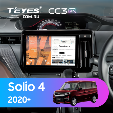 Штатная магнитола Teyes CC3 2K 6/128 Suzuki Solio 4 (2020-)