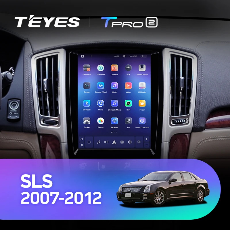 Штатная магнитола Tesla style Teyes TPRO 2 4/32 Cadillac Seville SLS (2007-2012)