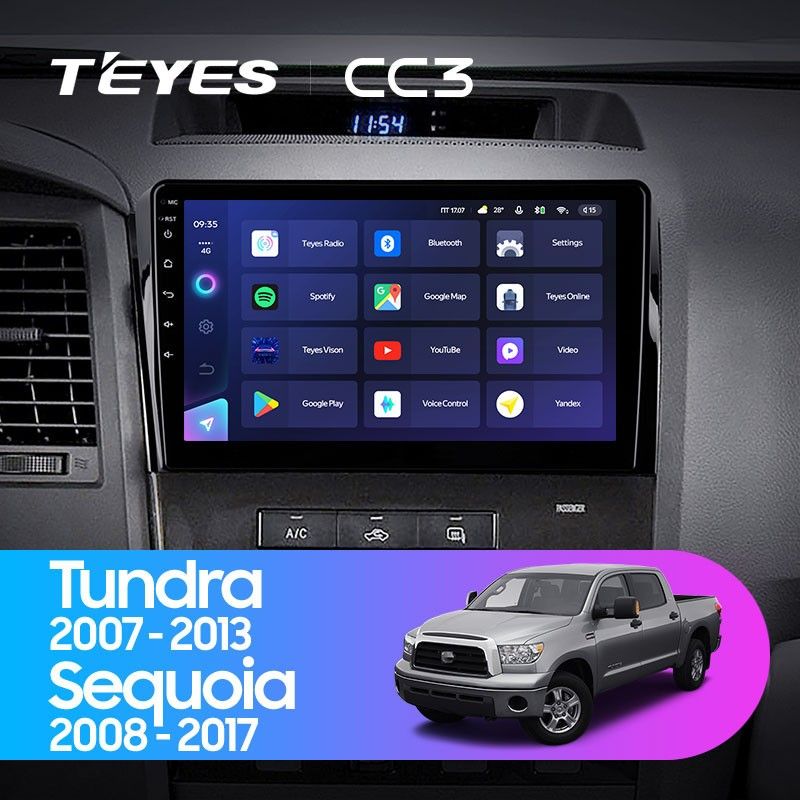 Штатная магнитола Teyes CC3 4/32 Toyota Tundra XK50 (2007-2013)