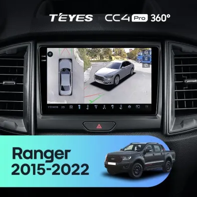 Штатная магнитола Teyes CC4 Pro 360 12/256 Ford Ranger P703 (2015-2022) Тип-B