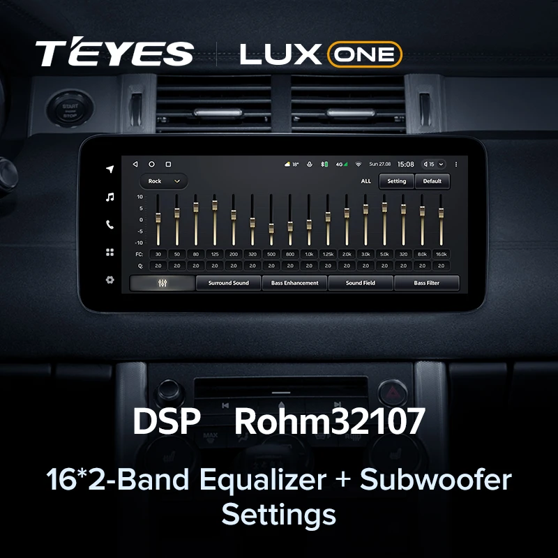 Штатная магнитола Teyes LUX ONE 4/32 Land Rover Range Rover Evoque (2011-2018) Тип-A