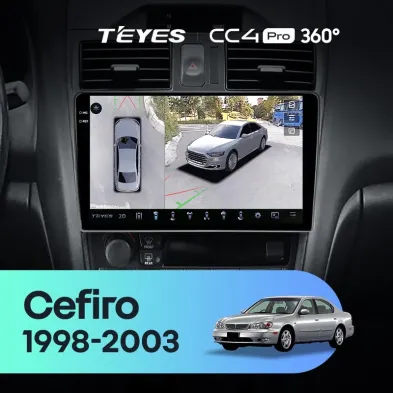Штатная магнитола Teyes CC4 Pro 360 8/128 Nissan Cefiro 3 A33 (1998-2003) F2