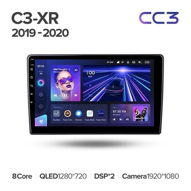 Штатная магнитола Teyes CC3 4/32 Citroen C3-XR (2019-2020) F1