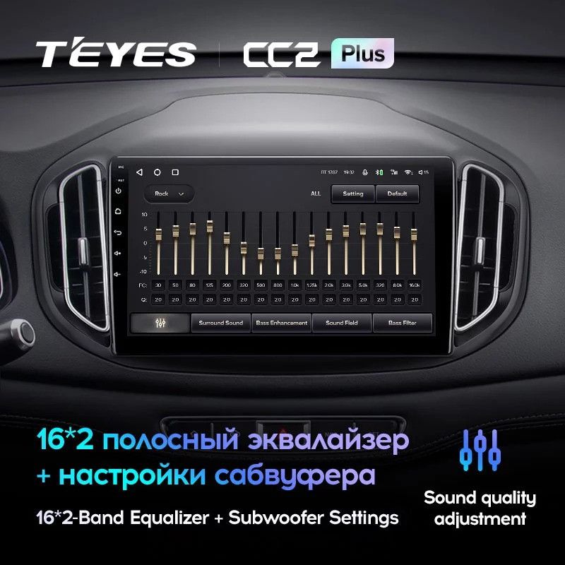 Штатная магнитола Teyes CC2 Plus 4/32 Chery Tiggo 7 (2016-2020) F2
