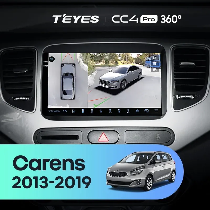 Штатная магнитола Teyes CC4 Pro 360 12/256 Kia Carens RP 3 (2013-2019)