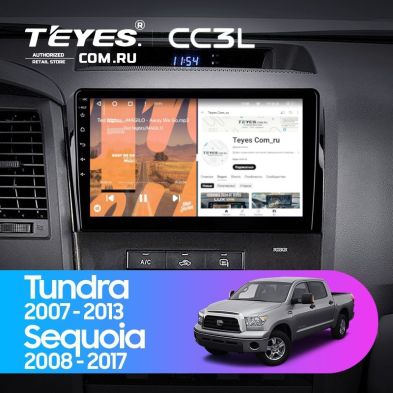 Штатная магнитола Teyes CC3L 4/64 Toyota Sequoia XK60 (2008-2017)