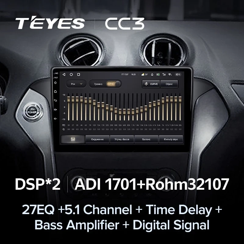 Штатная магнитола Teyes CC3 4/32 Ford Mondeo 4 (2011-2014)