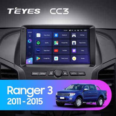 Штатная магнитола Teyes CC3 4/32 Ford Ranger 3 (2011-2015) F1