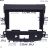 Переходная рамка Mitsubishi Outlander 2 CW0W (2005-2013) / Citroen C-Crosser 1 (2007-2013) / Peugeot 4007 (2007-2012) Тип-B (9")