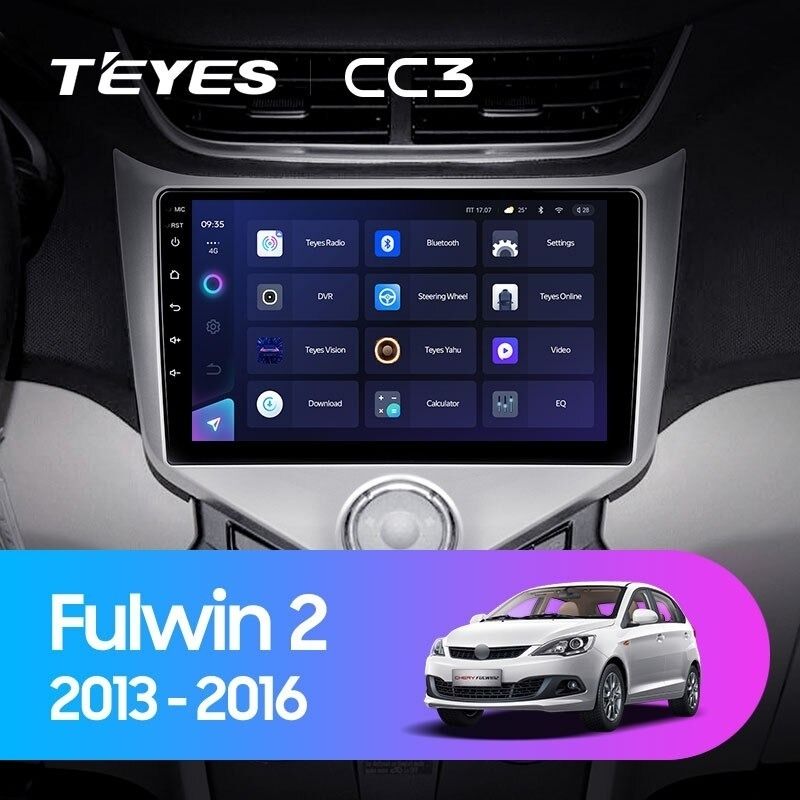 Штатная магнитола Teyes CC3 4/32 Chery Very A13 (2013-2016) F1
