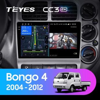 Штатная магнитола Teyes CC3 2K 4/64 Kia Bongo 4 (2004-2012)
