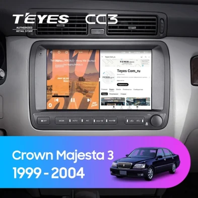 Штатная магнитола Teyes CC3 4/32 Toyota Crown Majesta 3 S170 (1999-2004)