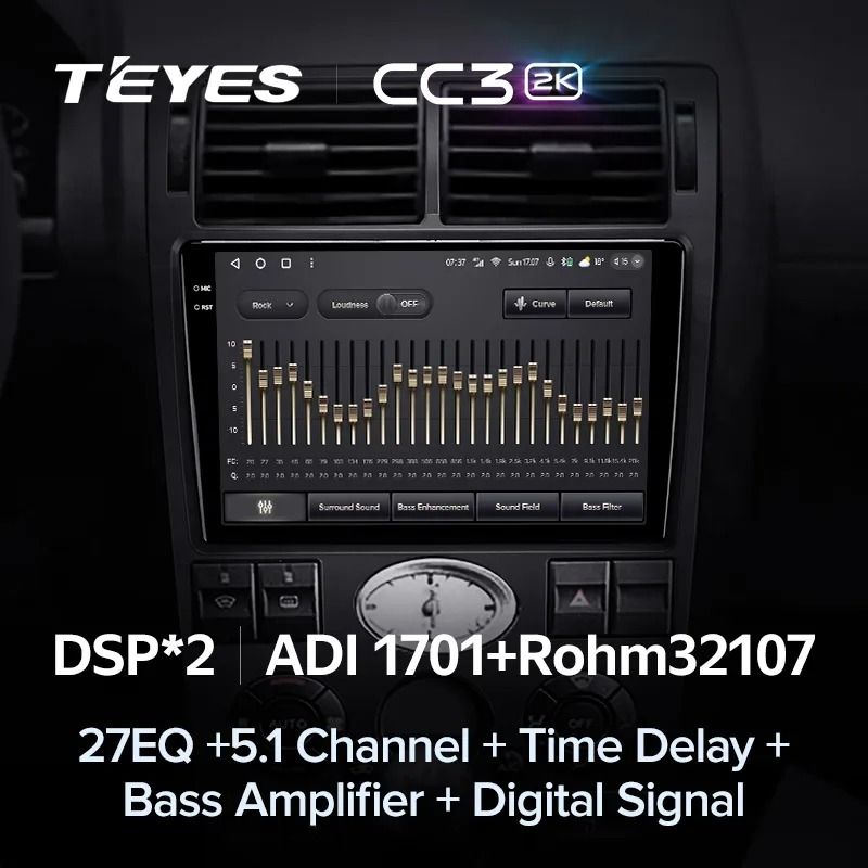 Штатная магнитола Teyes CC3 2K 4/64 Ford Mondeo 3 (2000-2007) F1