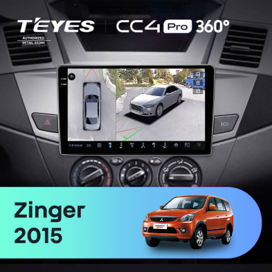 Штатная магнитола Teyes CC4 Pro 360 12/256 Mitsubishi Zinger 2015+