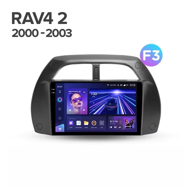 Штатная магнитола Teyes CC3 2K 360 6/128 Toyota RAV4 2 CA20 (2000-2003) F3
