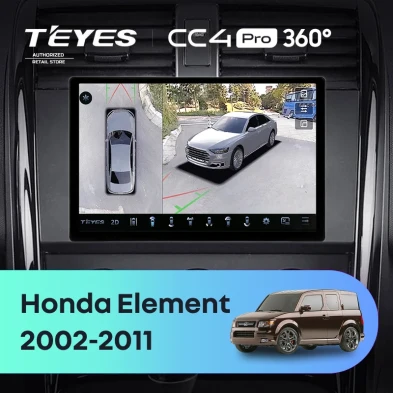 Штатная магнитола Teyes CC4 Pro 360 8/128 Honda Element YH (2002-2011) (11")