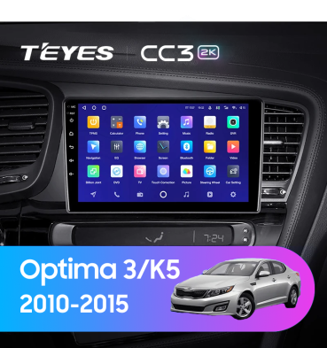 Штатная магнитола Teyes CC3 2K 4/64 Kia Optima 3 TF (2010-2015) F2