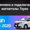 Штатная магнитола Teyes CC3L WiFi 2/32 Toyota Voxy III R80 (2014-2020)