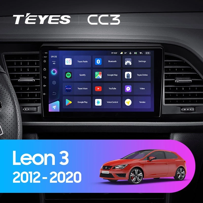 Штатная магнитола Teyes CC3 4/32 Seat Leon 3 (2012-2020) F3