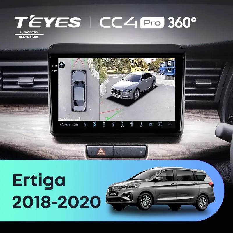 Штатная магнитола Teyes CC4 Pro 360 12/256 Suzuki Ertiga (2018-2020)