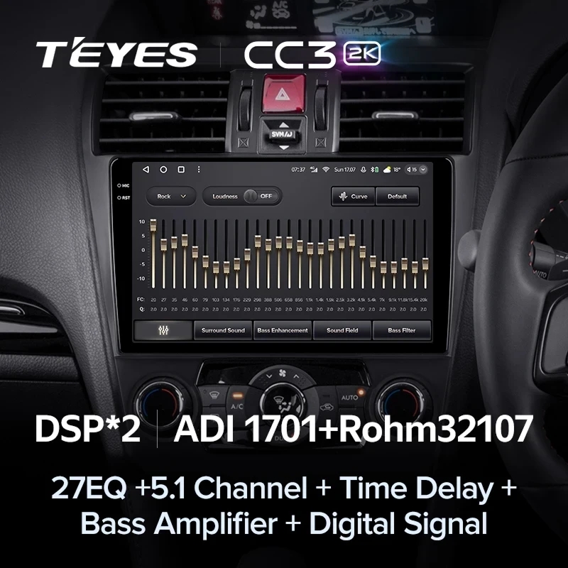 Штатная магнитола Teyes CC3 2K 360 6/128 Subaru Levorg (2014-2020) F2